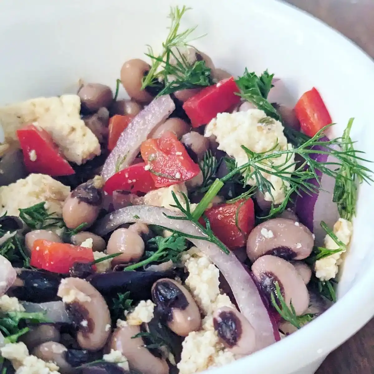 Greek Black-Eyed Pea Salad