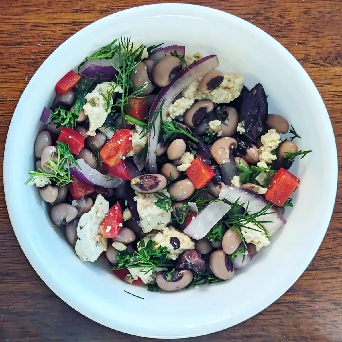 Greek Black-Eyed Pea Salad