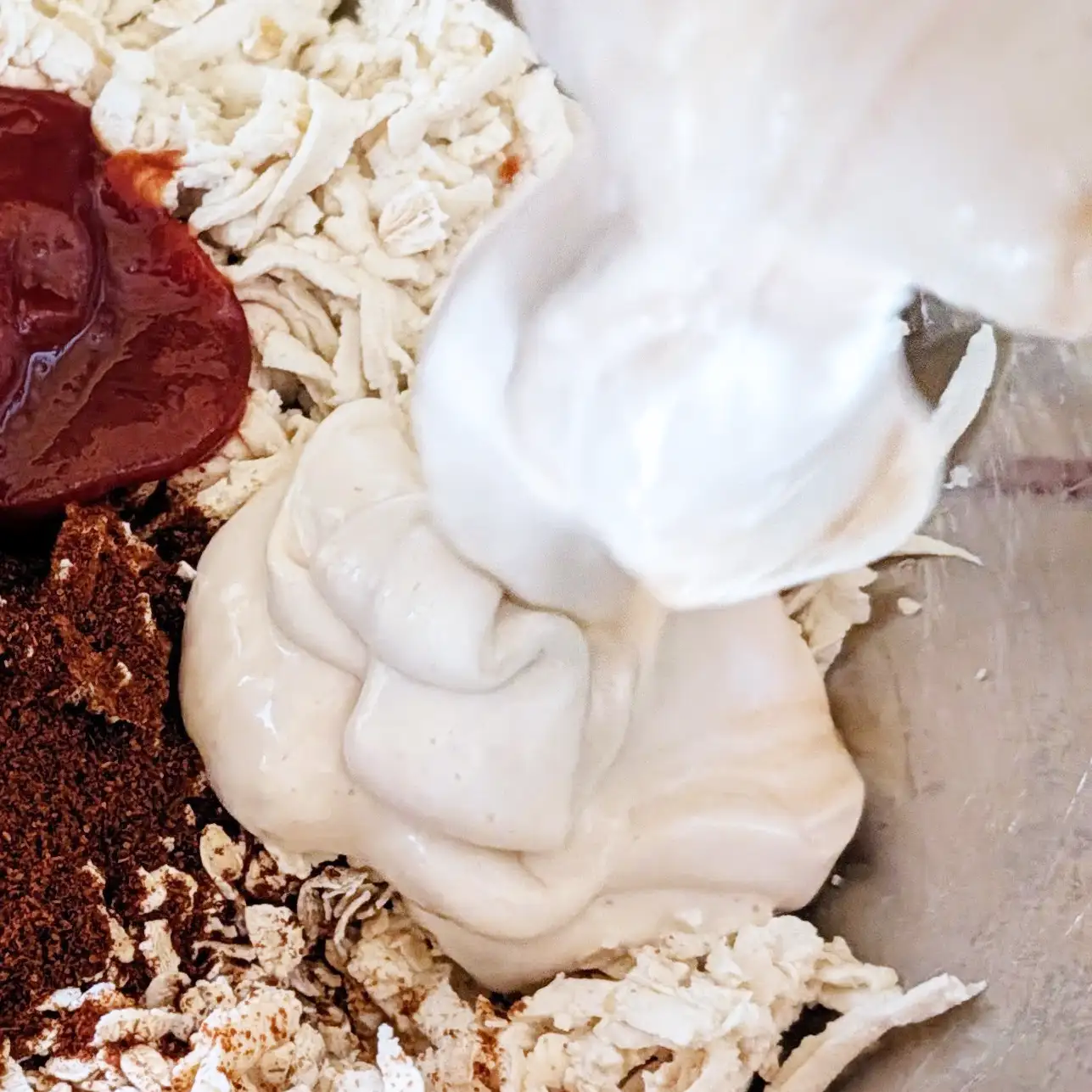 House mayonnaise in a recipe