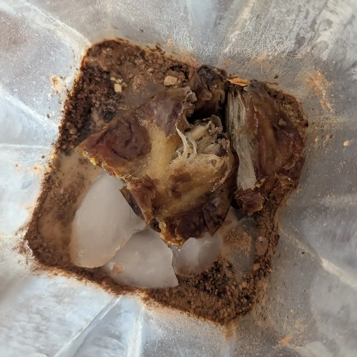 Added Ice, Powders, Vanilla, and Dates