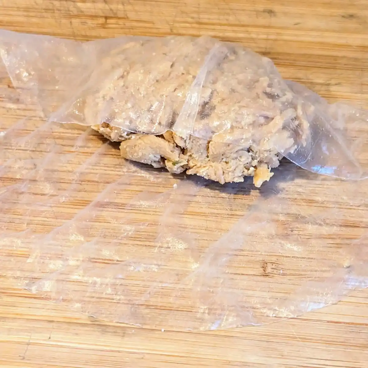 Starting Rice Paper Wrap